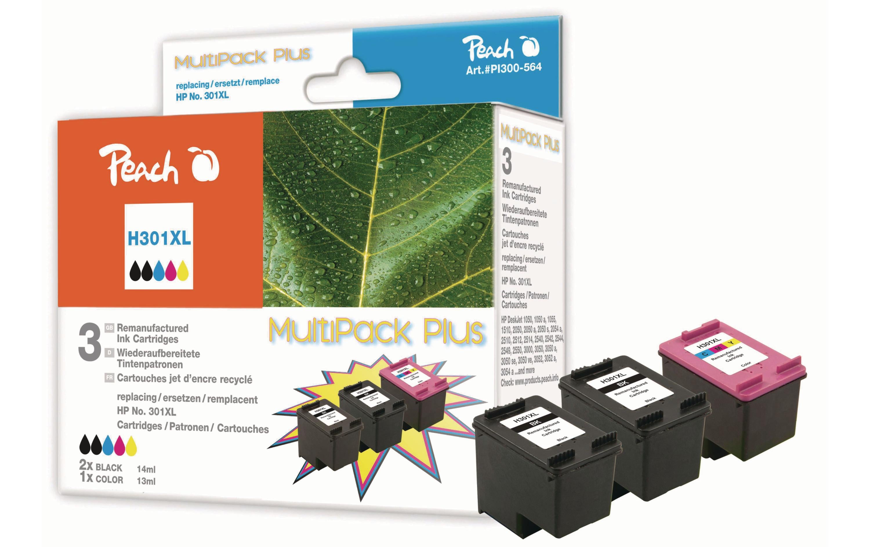 Peach Tinte HP Combi Pack Plus Nr. 301XL
