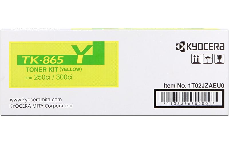 Toner Kyocera TK-865Y, TASKalfa 250/300ci