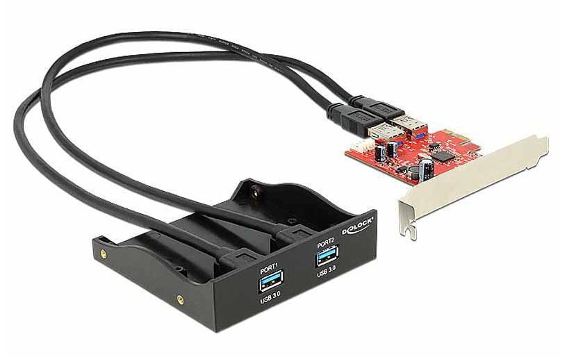 Delock 61775 USB 3.0 Front Panel 2-Port