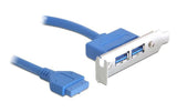Delock 82976 Slotblech USB 3.0 Pin Header