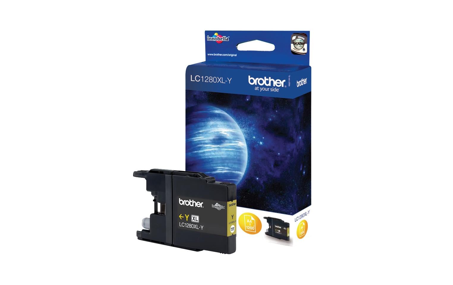 Tinte Brother LC-1280XLY, yellow
