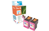 Peach Tinte HP C2P07AE 62XL color Twinpack