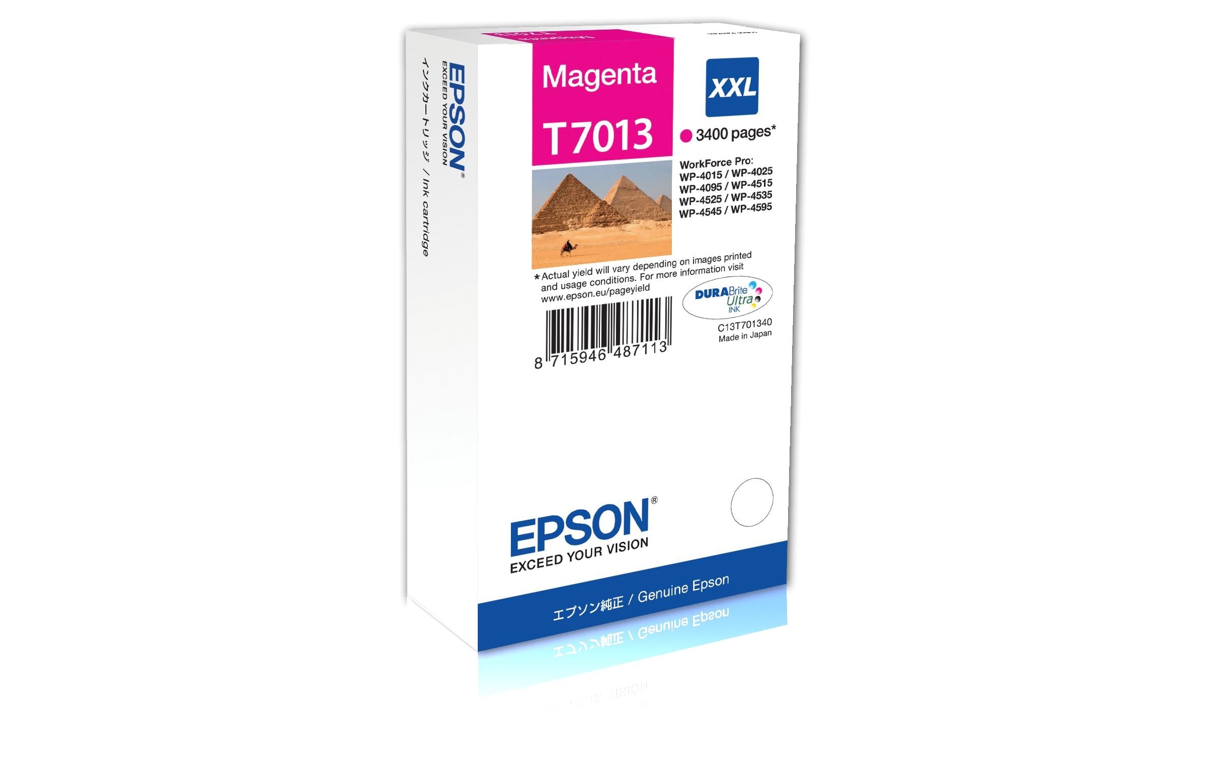 Tinte Epson T70134010 XXL, magenta, 3400 S.