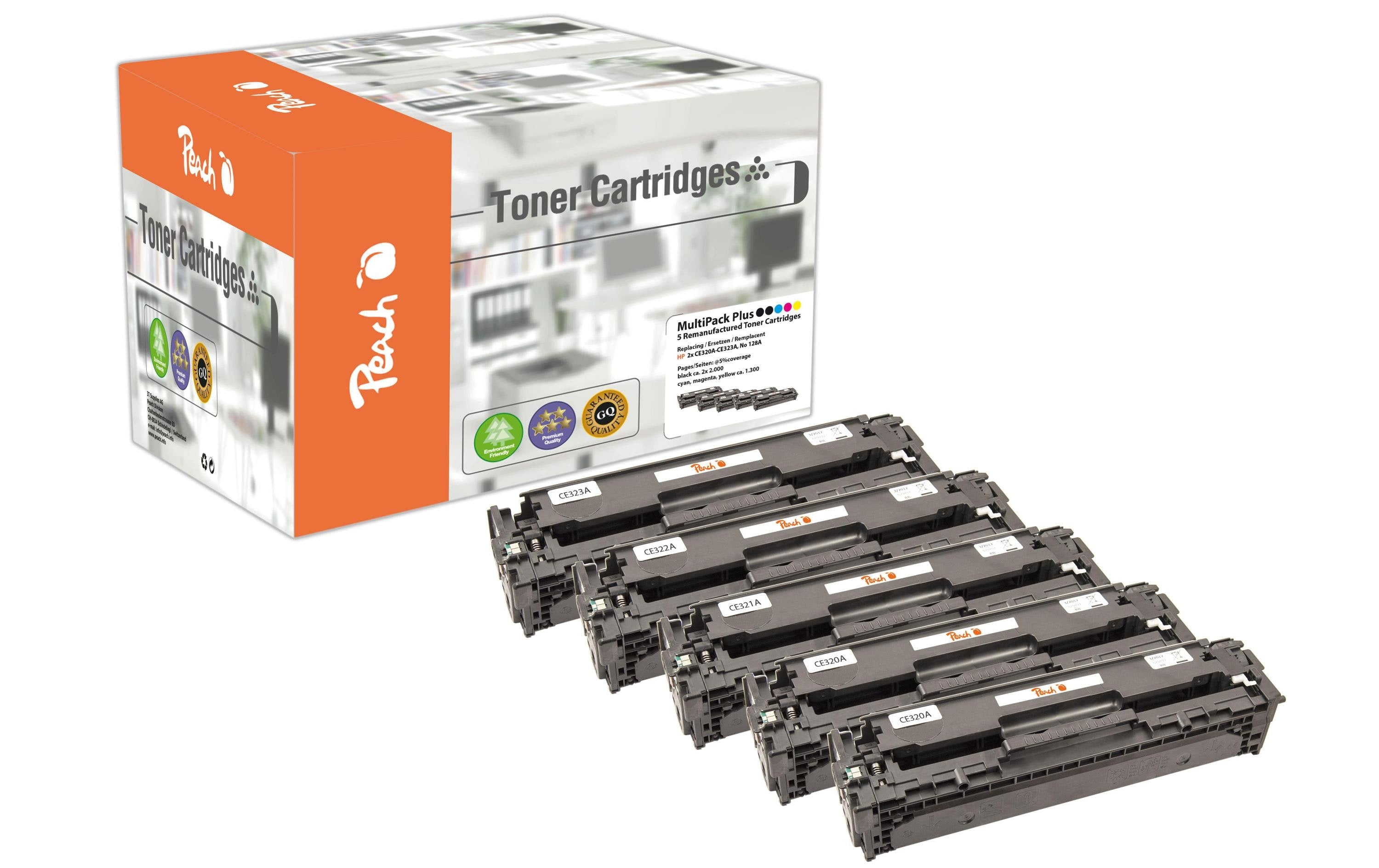 Peach Toner HP CE32A-Serie Multipack Plus