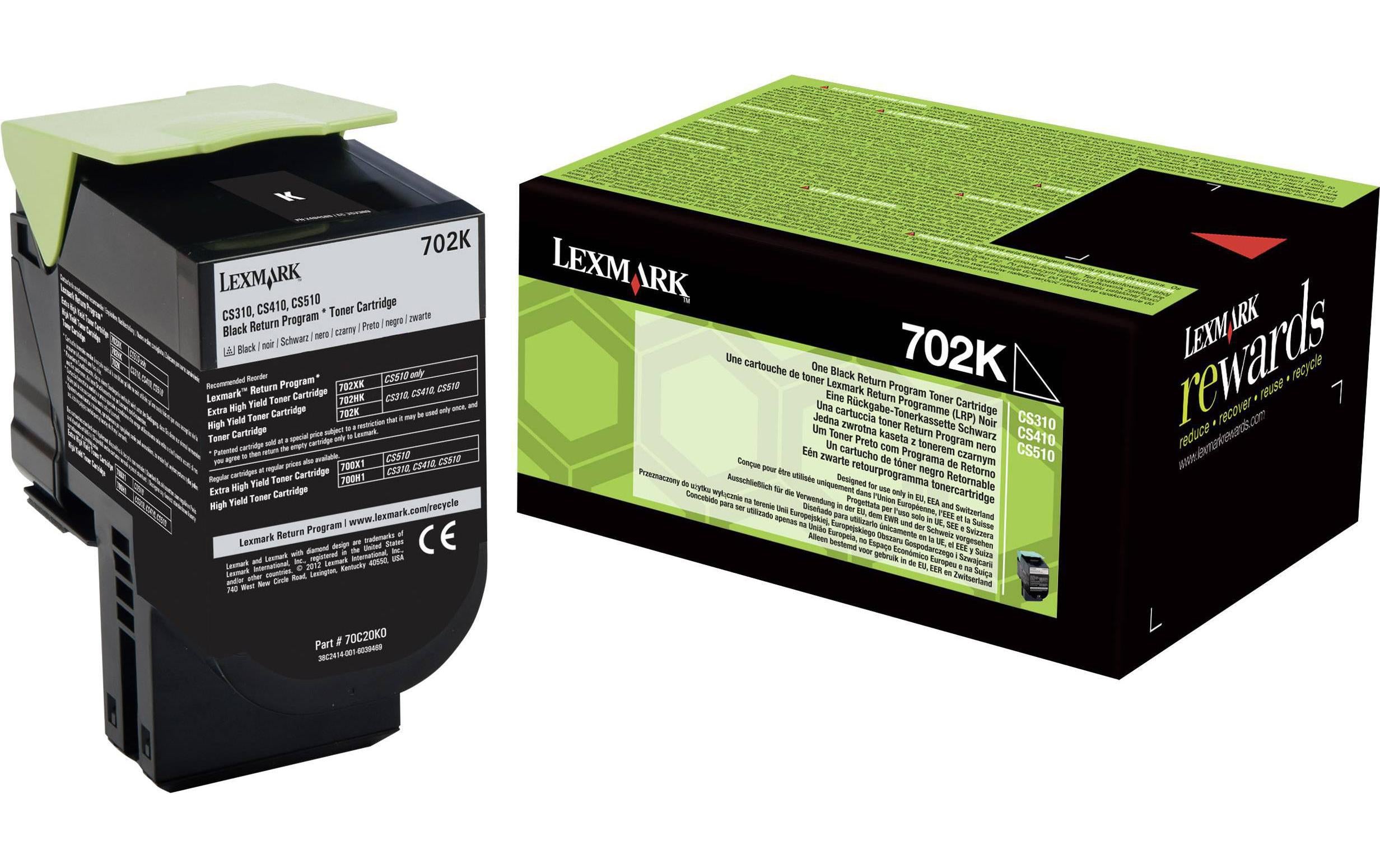 Toner Lexmark 70C20K0 black, 1000 Seiten