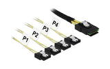 Delock HD-Mini-SAS Kabel 0.5m