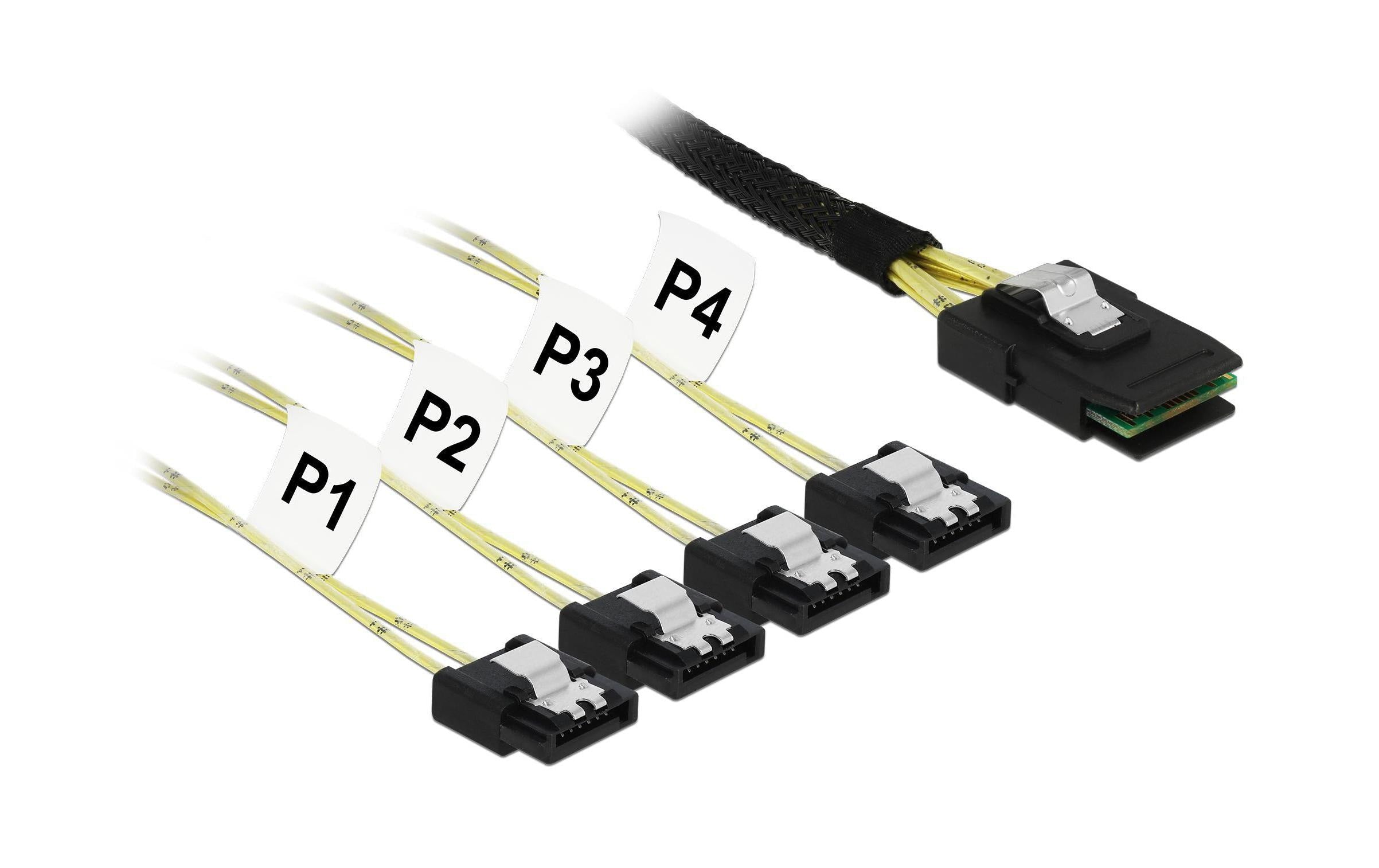 Delock HD-Mini-SAS Kabel 0.5m