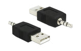 Delock Adapter USB-A zu 3.5mm 3P Klinke