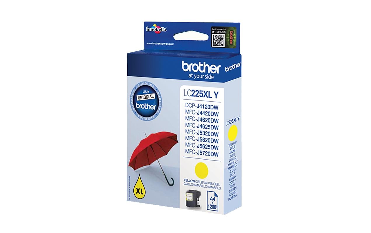 Tinte Brother LC-225XLY, yellow