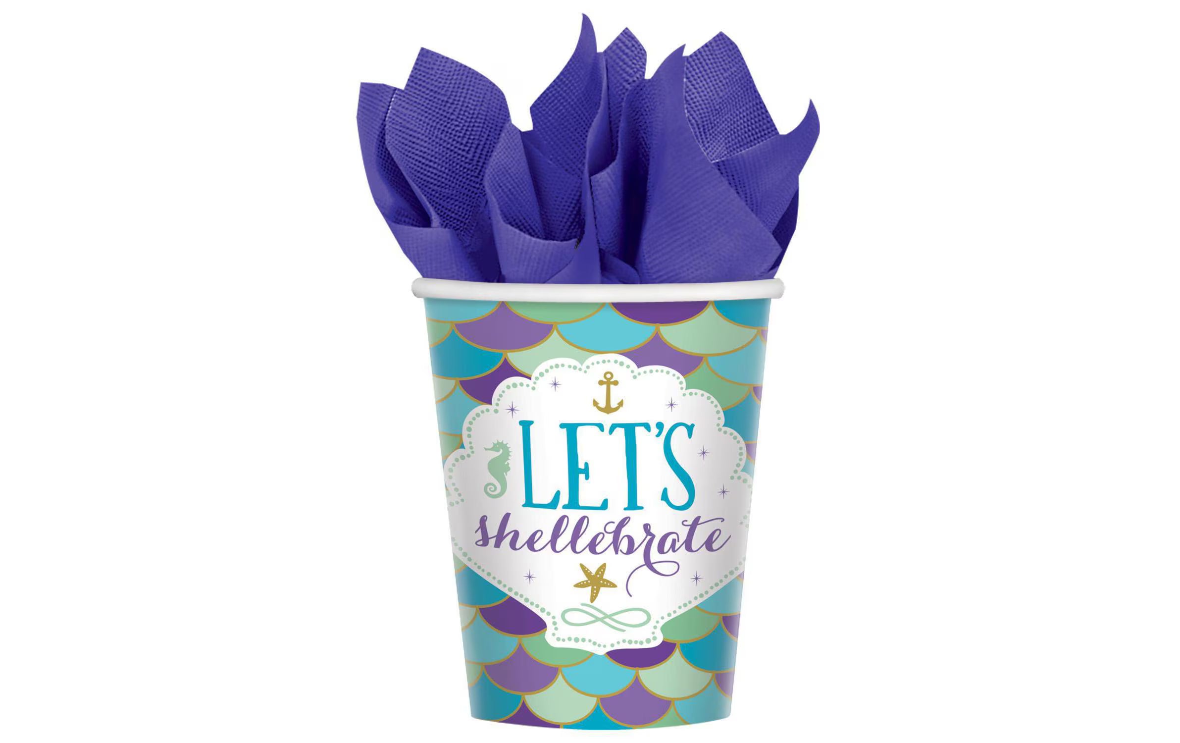 Amscan Becher Mermaid