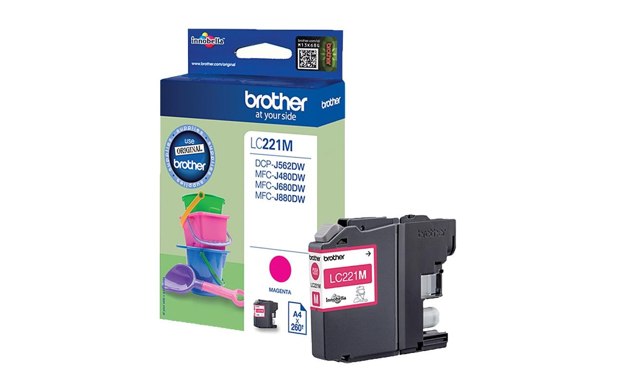 Tinte Brother LC-221M, magenta