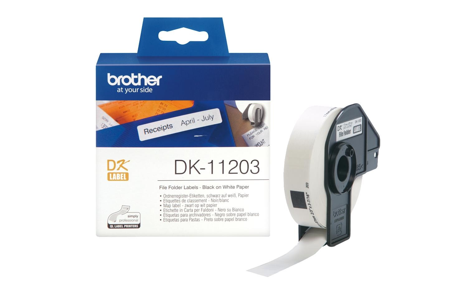Brother P-touch DK-11203 Ordner/Register