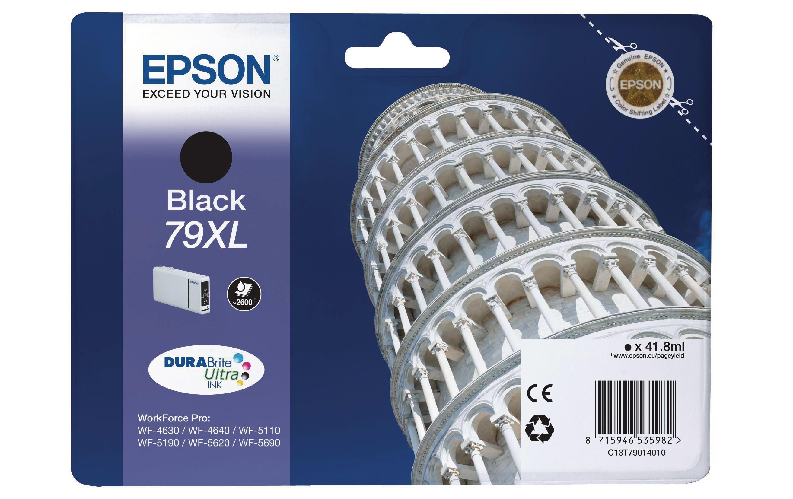 Tinte Epson T79014010 black, 41.8ml