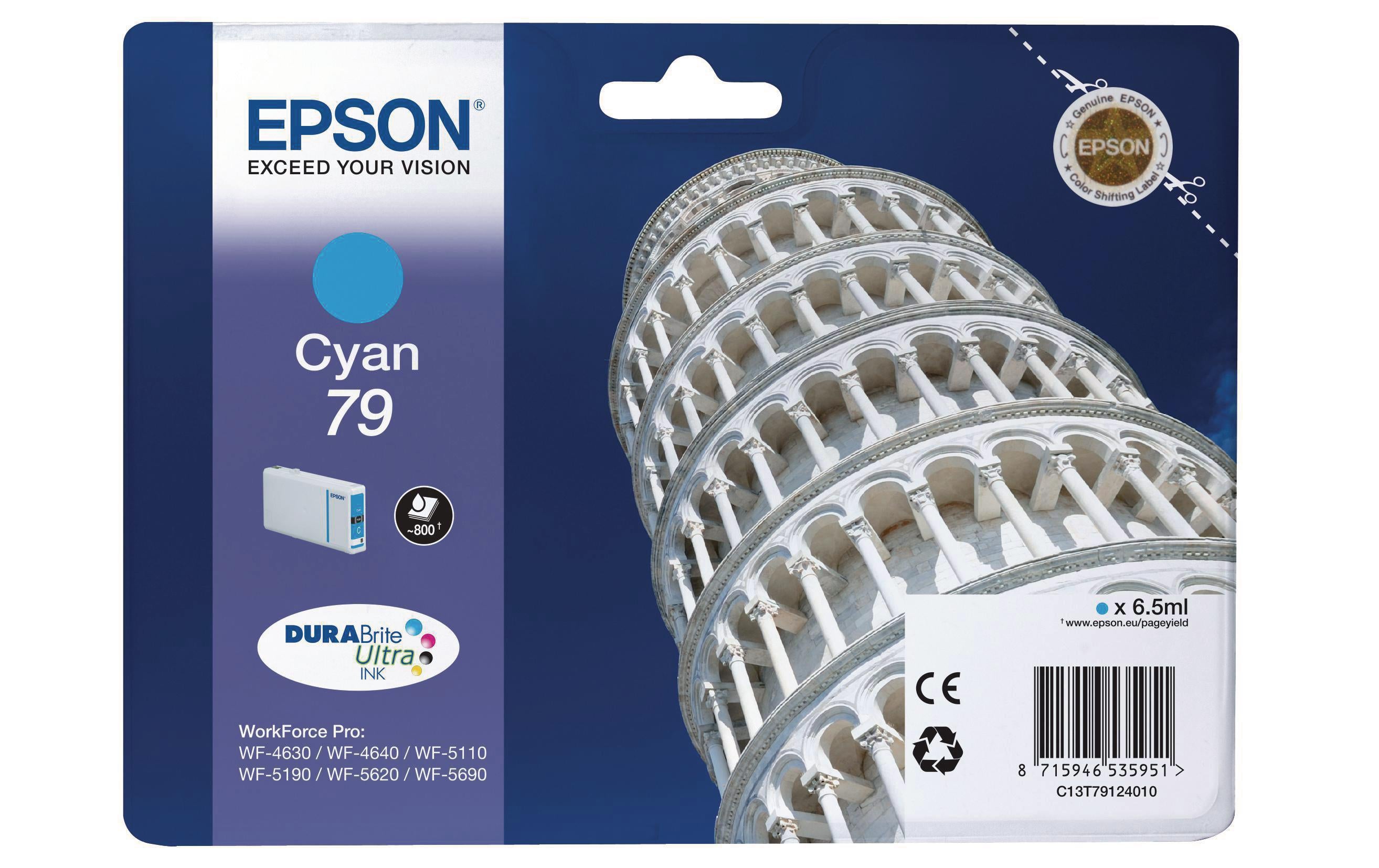 Tinte Epson T79124010 cyan 6.5ml