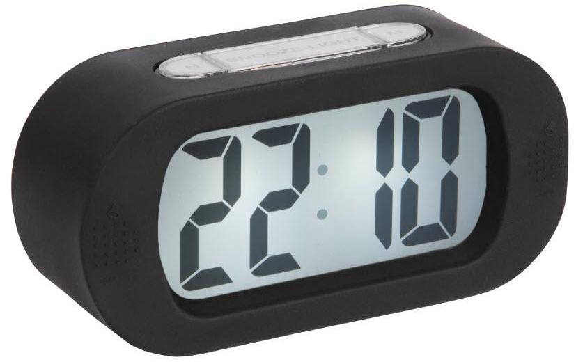 KARLSSON, Digitalwecker Gummy Schwarz