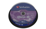 Verbatim DVD+R Medien 4.7GB, 16x,10 Spindel