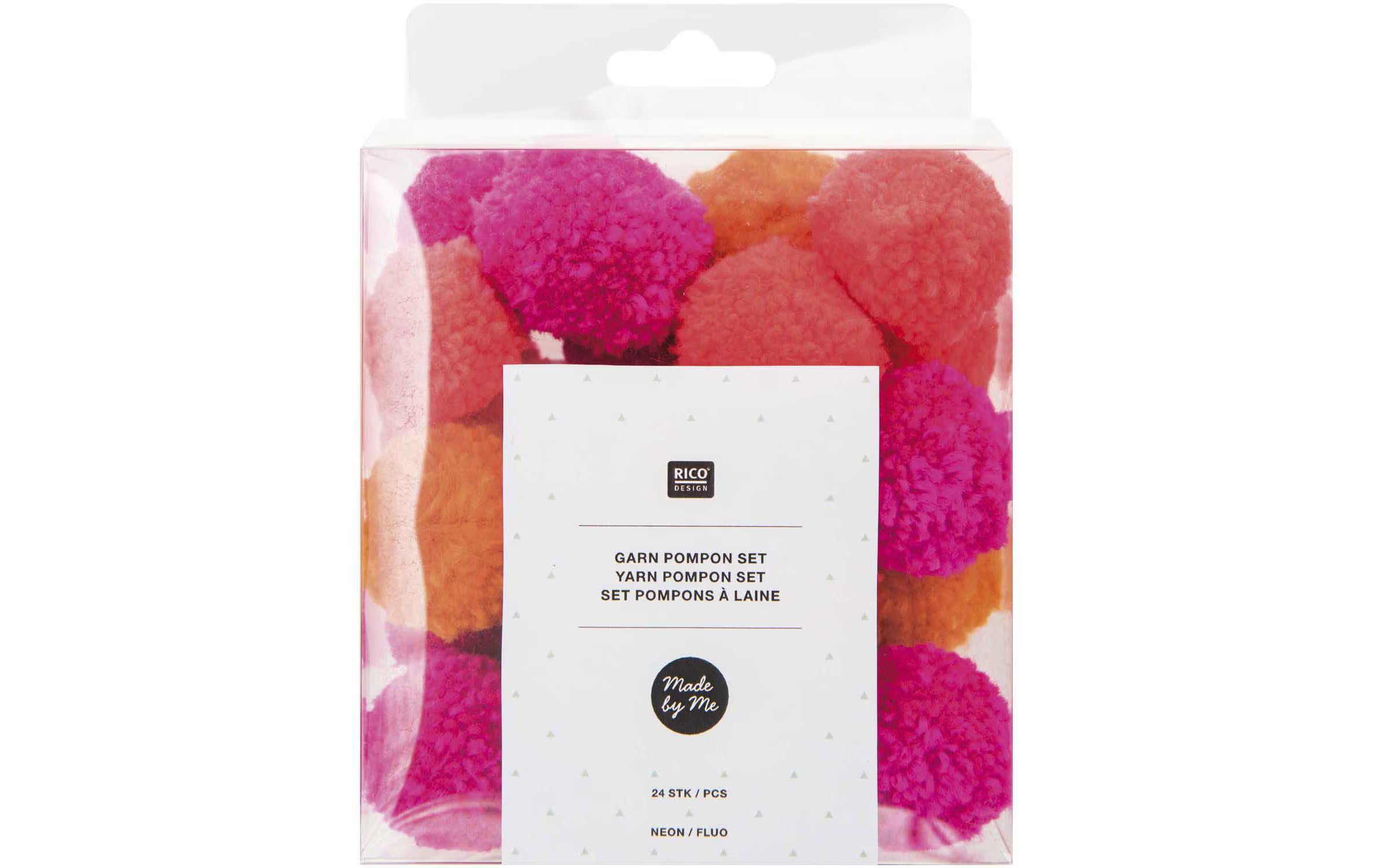 Rico Design Pompon Set Neon Mix