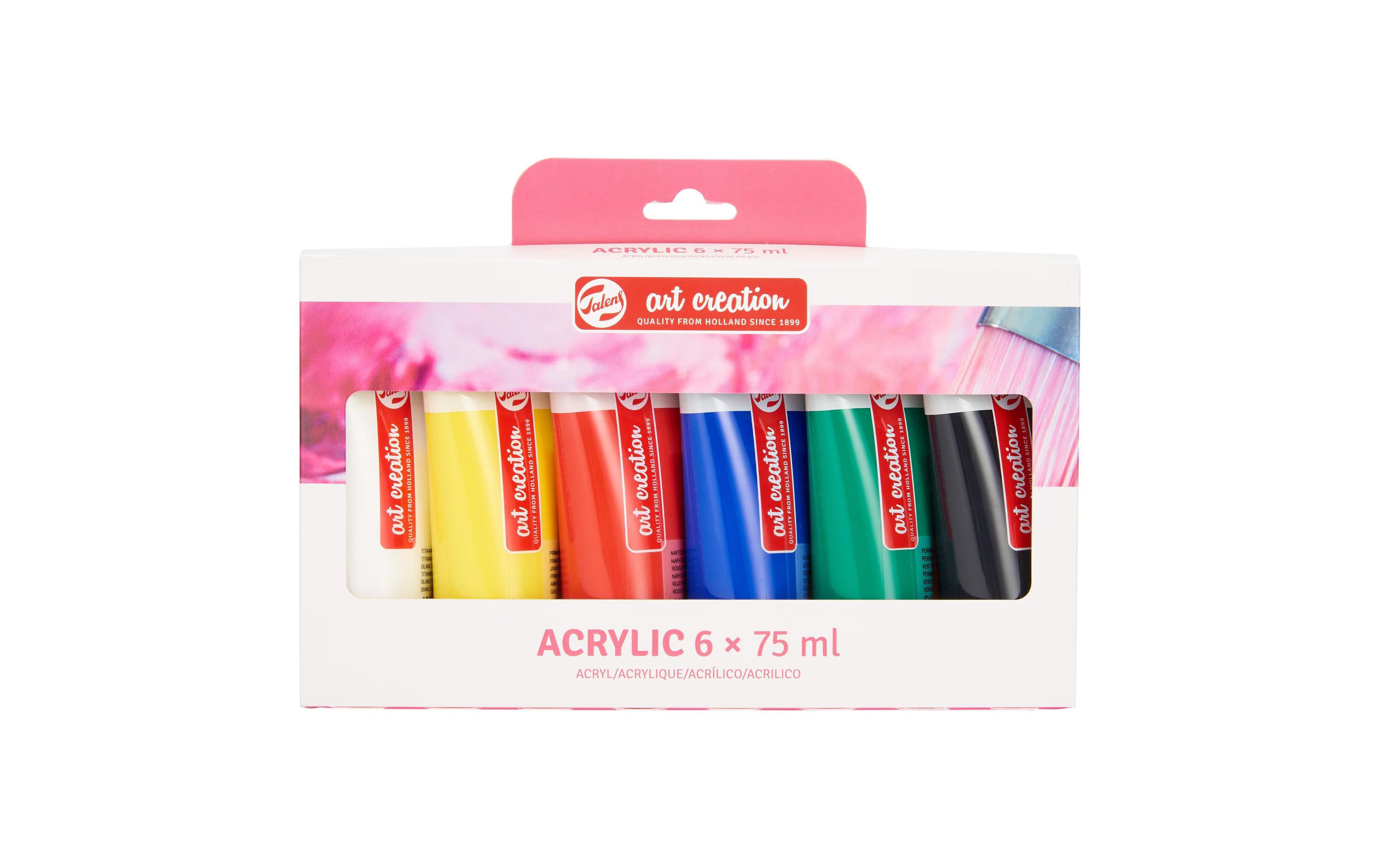 Talens, Acrylfarbe 6er Set, Mehrfarbig
