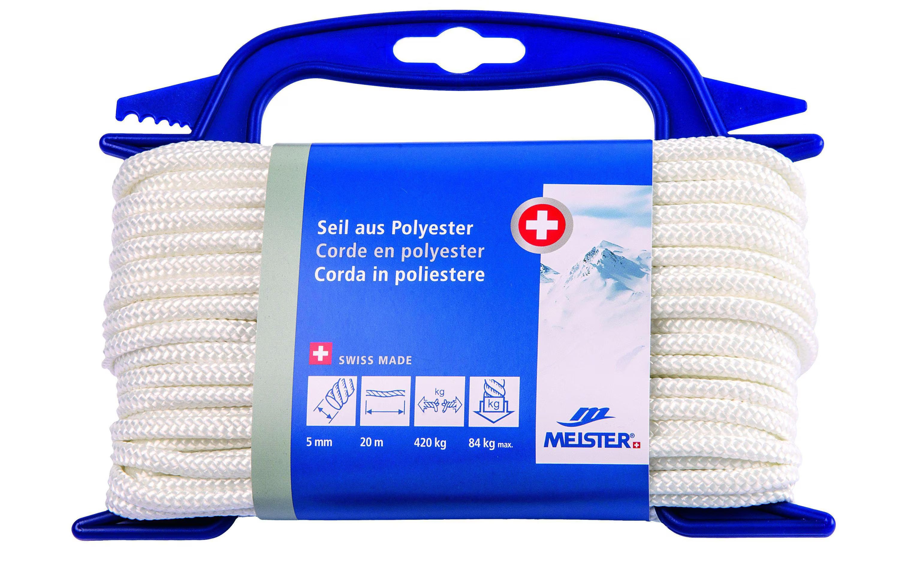 Meister Polyesterseil Ø 5 mm, 20 m, 420 kg,
