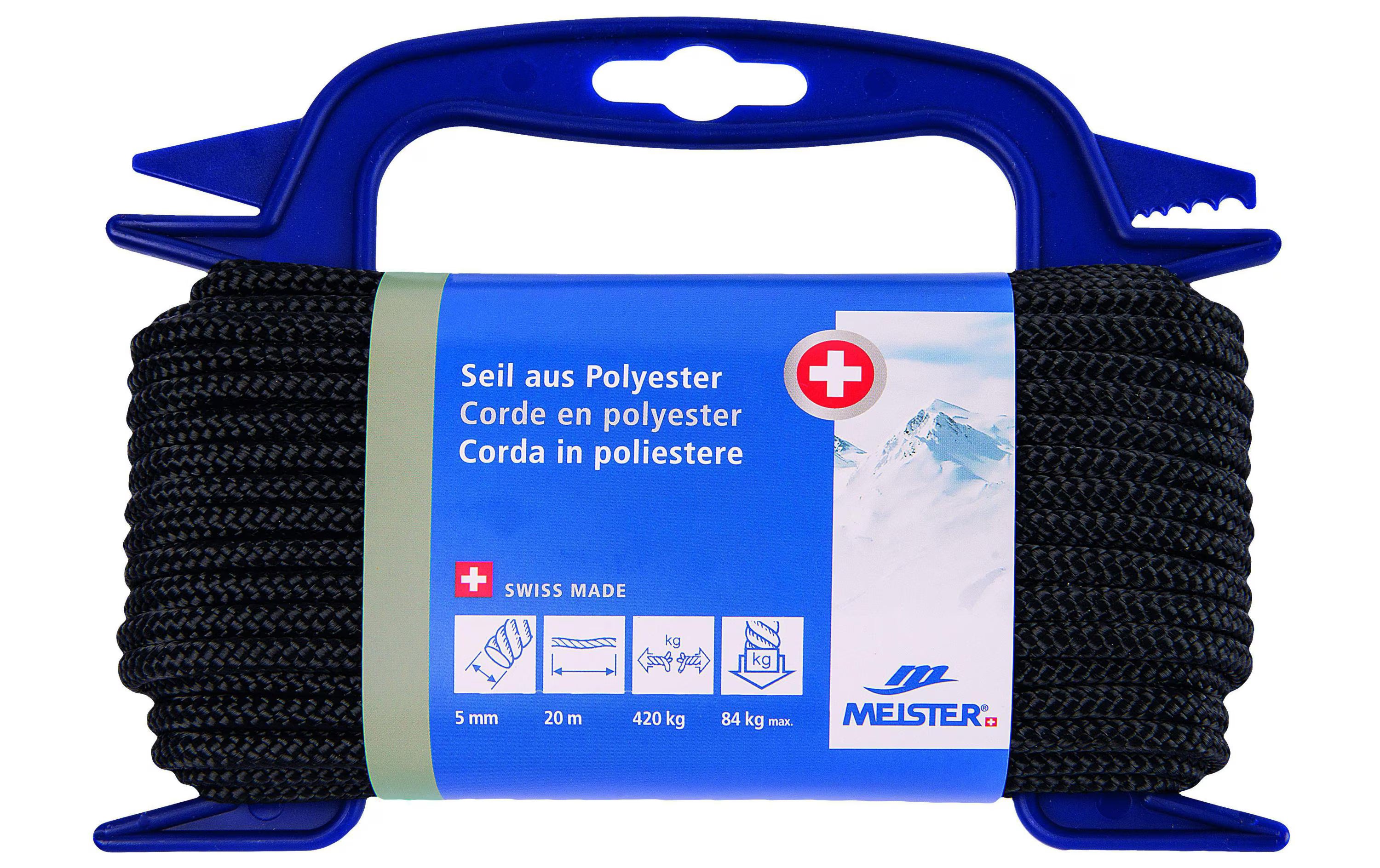 Meister Polyesterseil Ø 5 mm, 20 m, 420 kg,