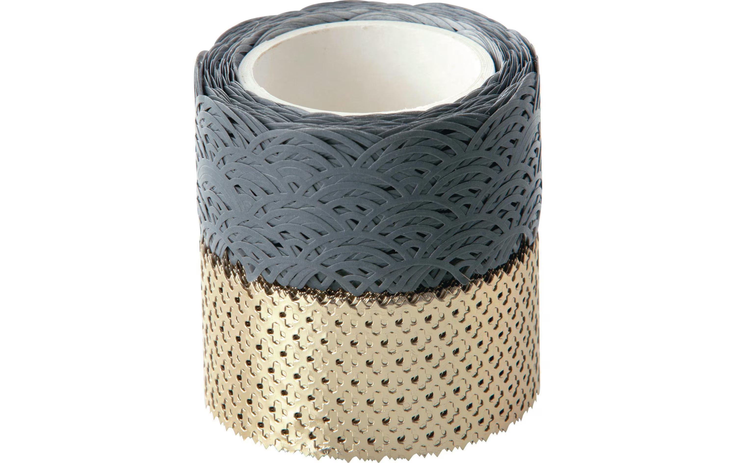 Folia Washi Tape Dekor grau/gold