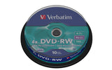 Verbatim DVD-RW 4.7GB, 10er Pack Spindel