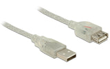 Delock USB2 Verlängerungskabel A-A, 3m