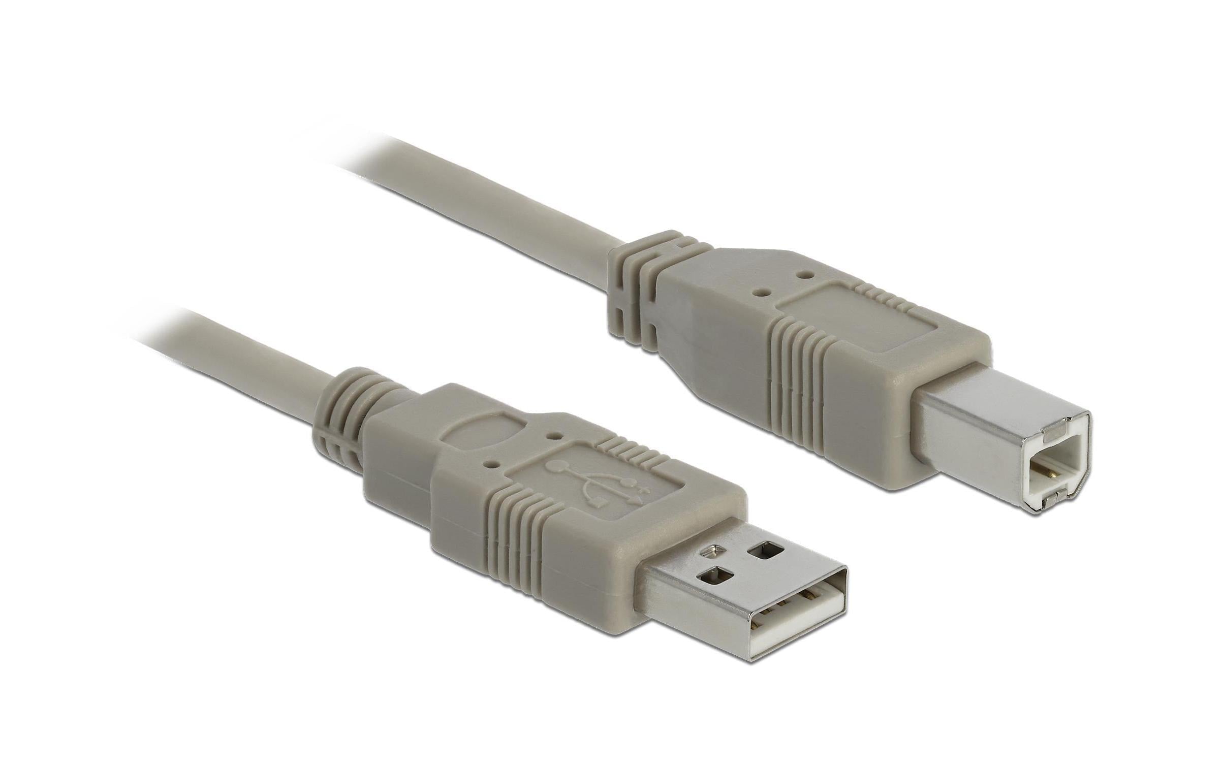 Delock USB2.0-Kabel A-B: 3m