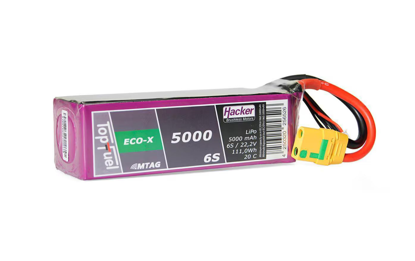 TF ECO-X LiPo-Akku 22.2V 5000mAh 6S 20C