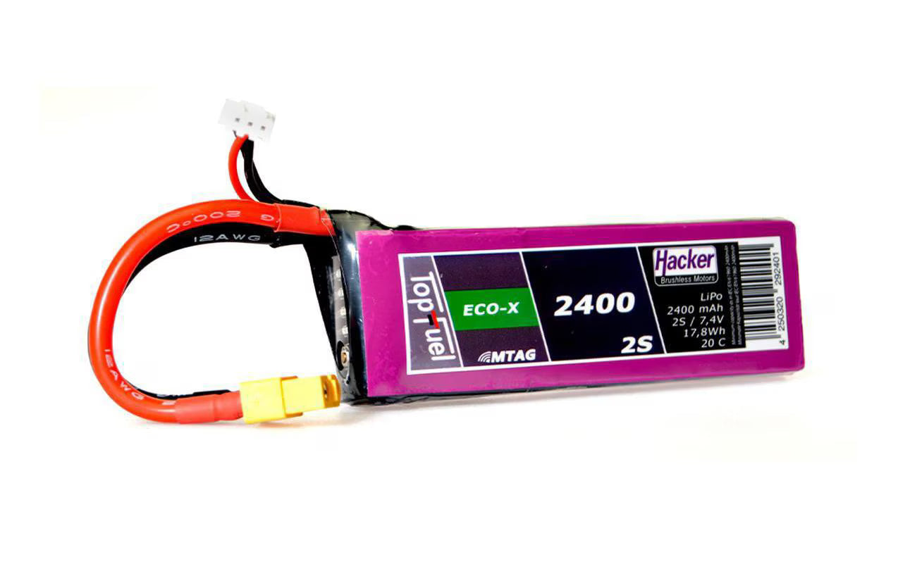 TF ECO-X LiPo-Akku 7.4V 2400mAh 2S 20C