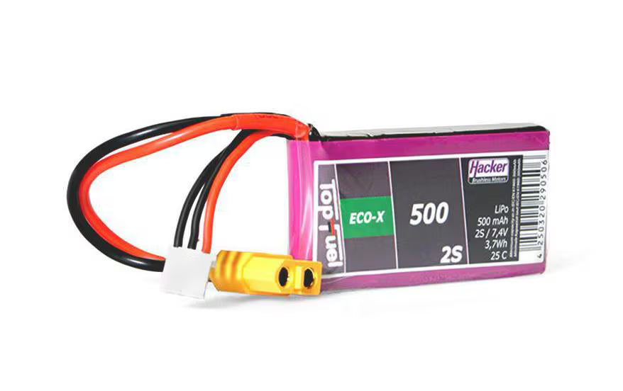 TF ECO-X LiPo-Akku 7.4V 500mAh 2S RX 25C