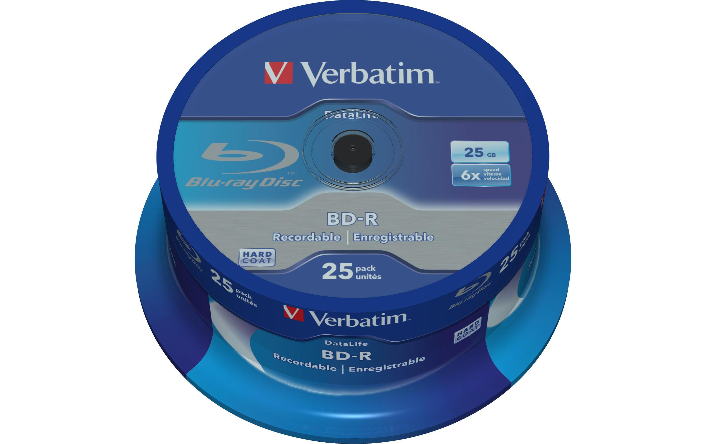 VerbatimBD-R 6x Single Layer 25GB