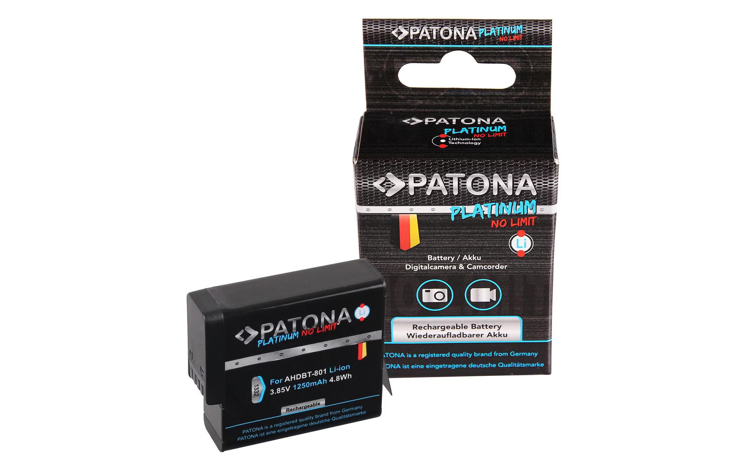PATONA Platinum Akku GoPro Hero 8/7/6/5