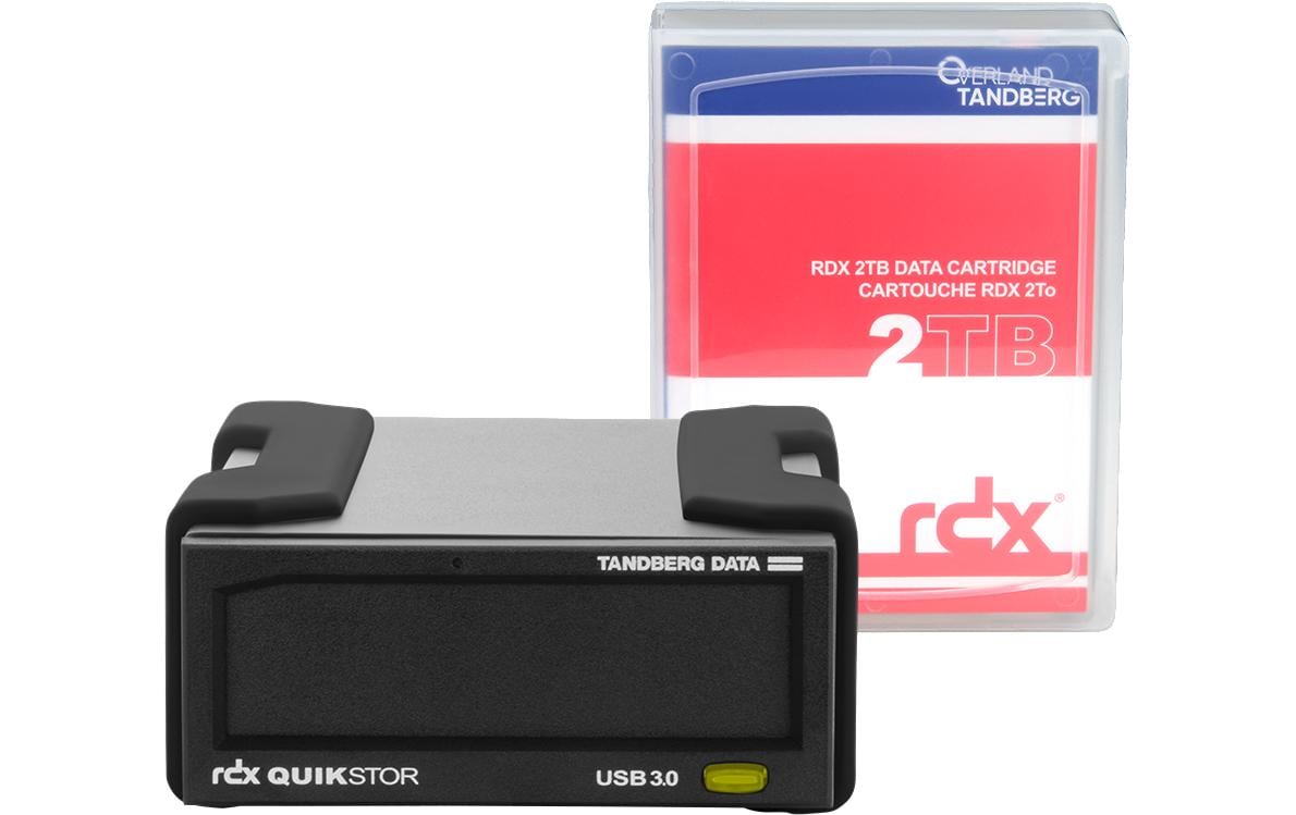 Tandberg RDX QuikStor: externes Laufwerk