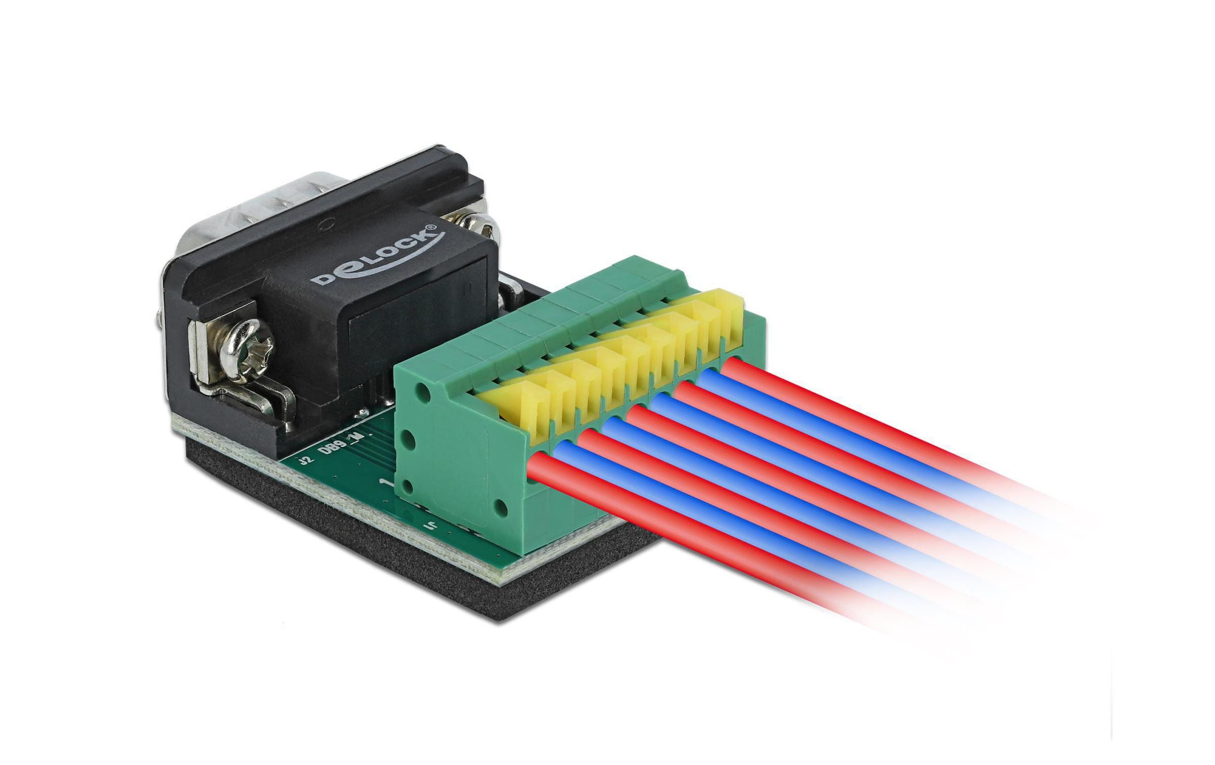 Delock Terminalblock Sub-D 9Pin Stecker