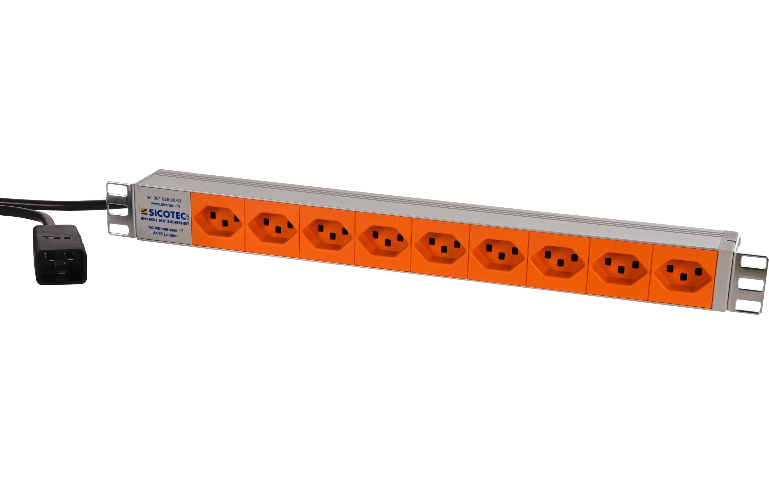 SICOTEC-USV Steckdosenleiste, 9xT23