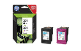 HP, Combopack Nr. 301 (Tinte N9J72AE) C/M/Y