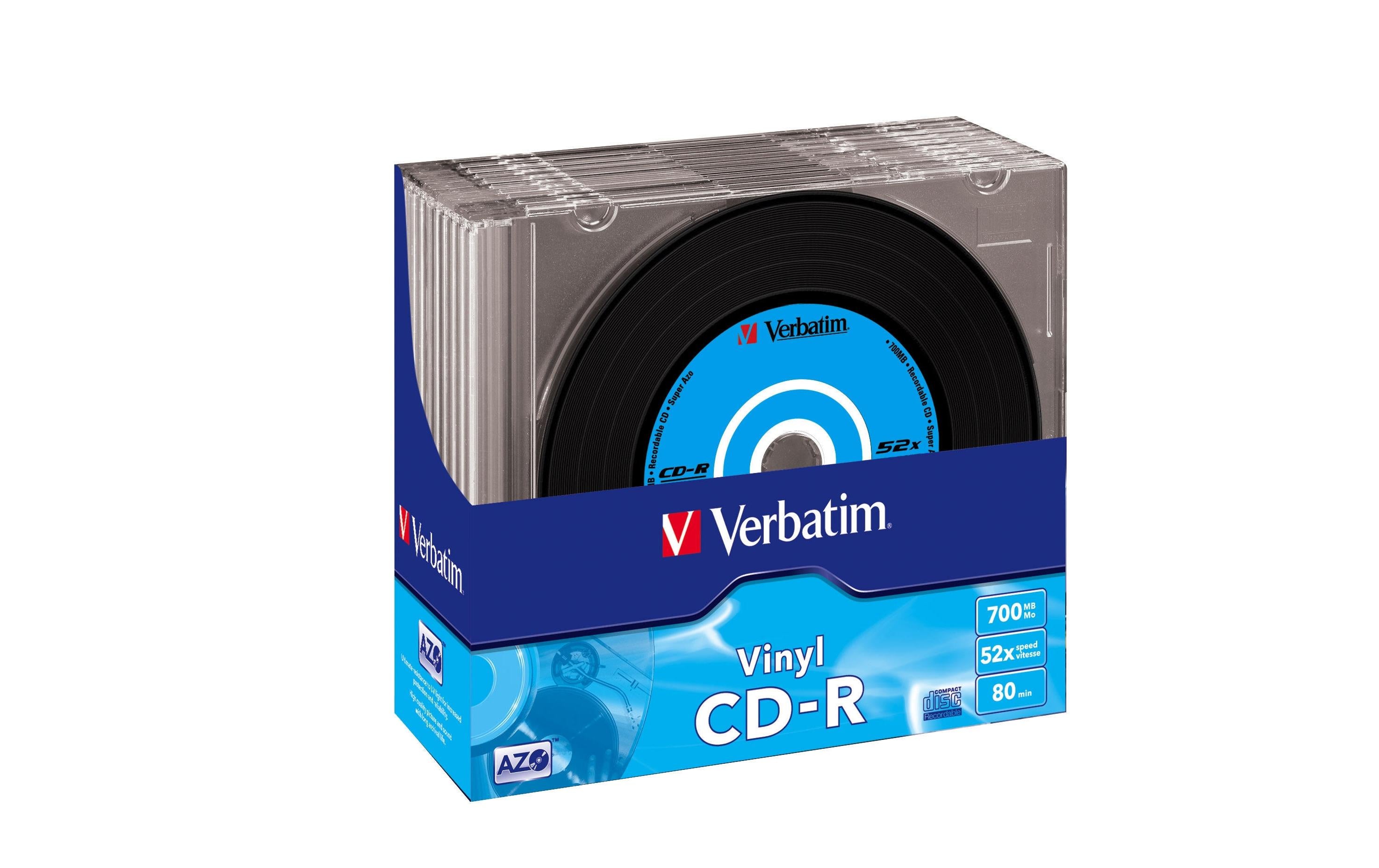 Verbatim CD-R 52x 80Min/700MB 10er Pack
