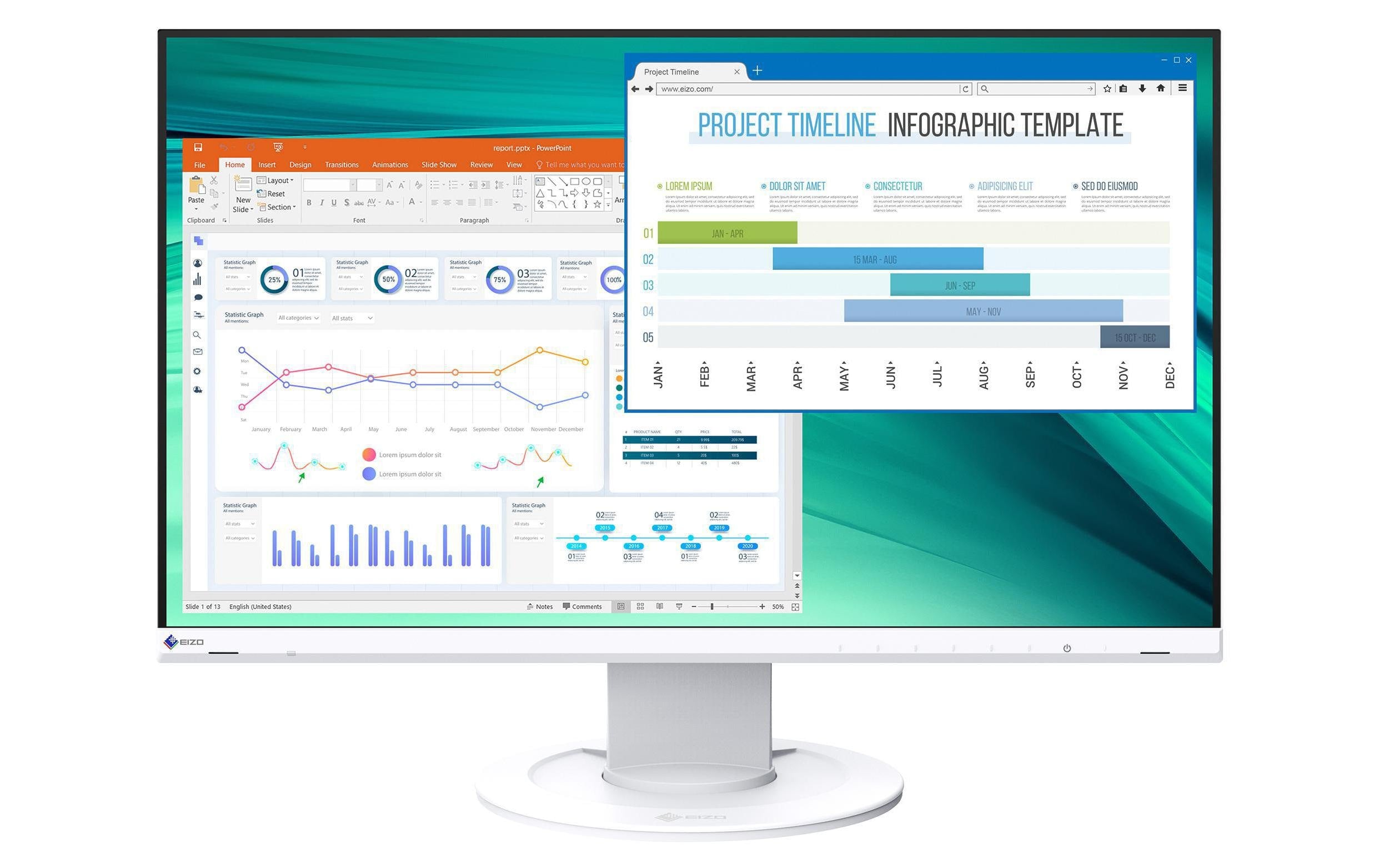 EIZO EV2460-Swiss Edition 23.8 weiss