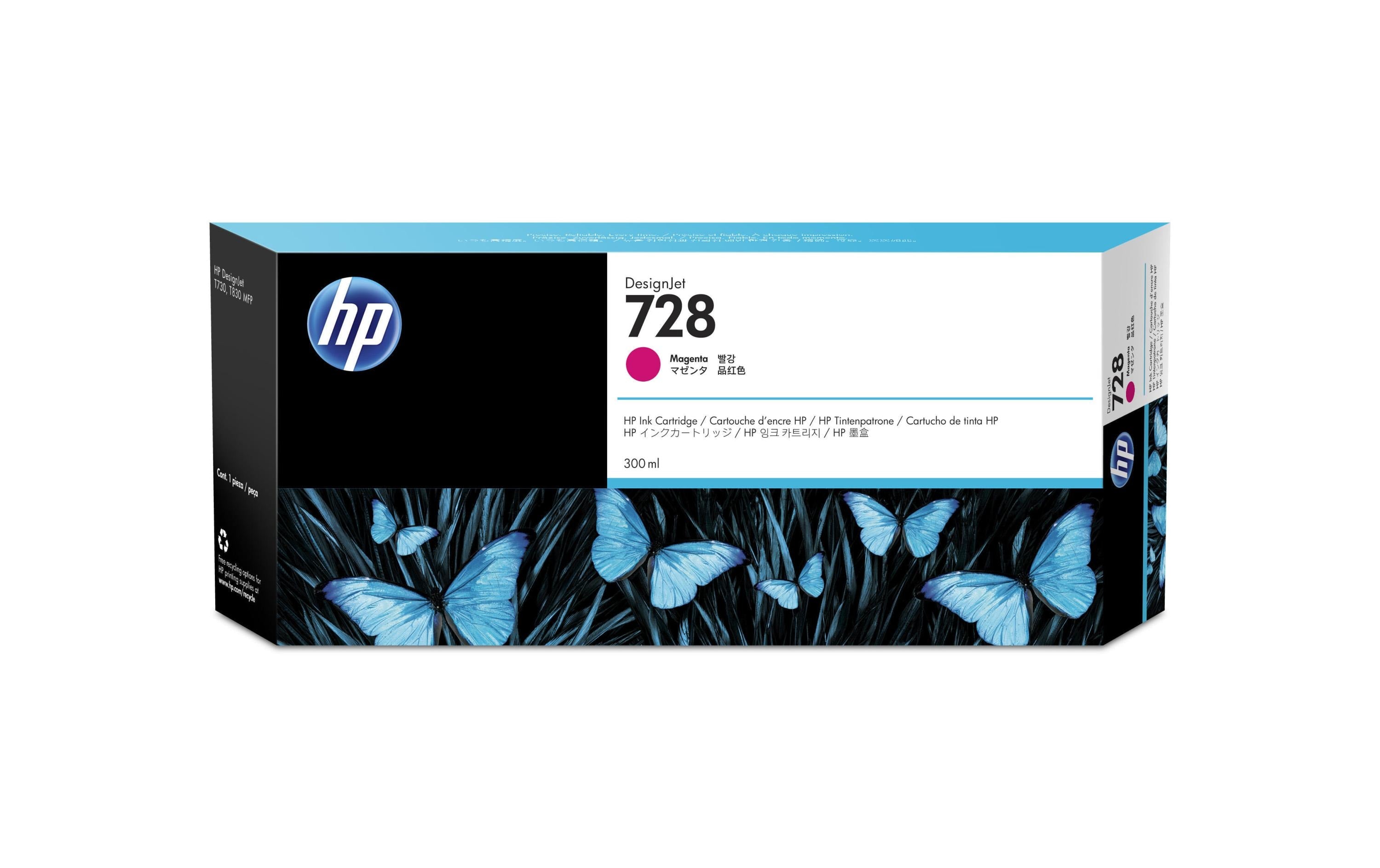 HP, Tinte Nr. 728 (F9K16A) Magenta