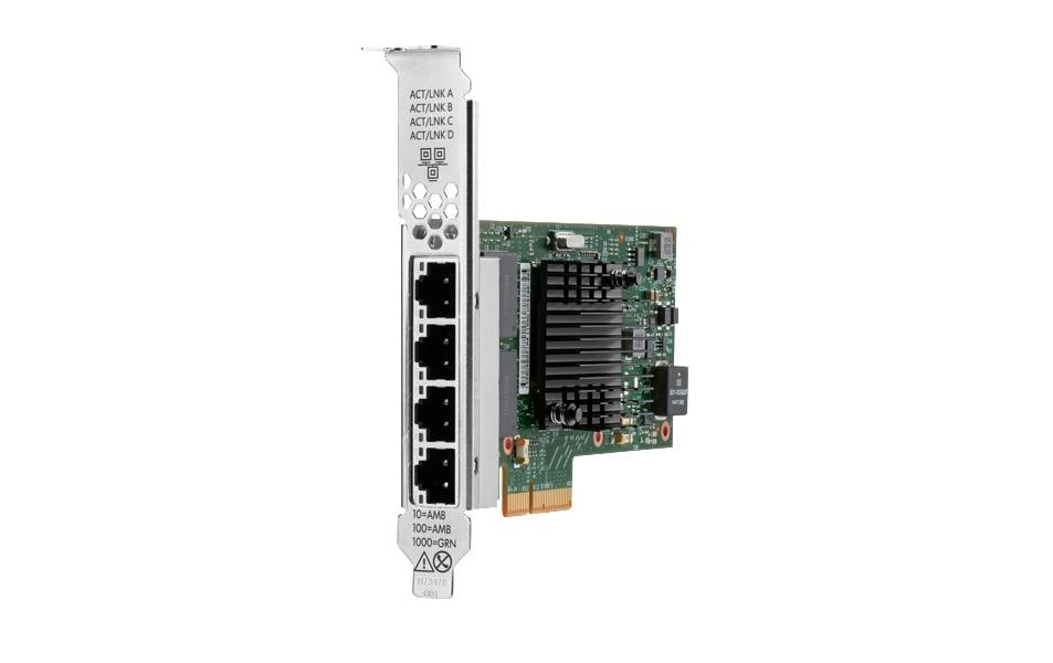 HPE Ethernet I350-T4, 1Gb, 4-port, RJ45