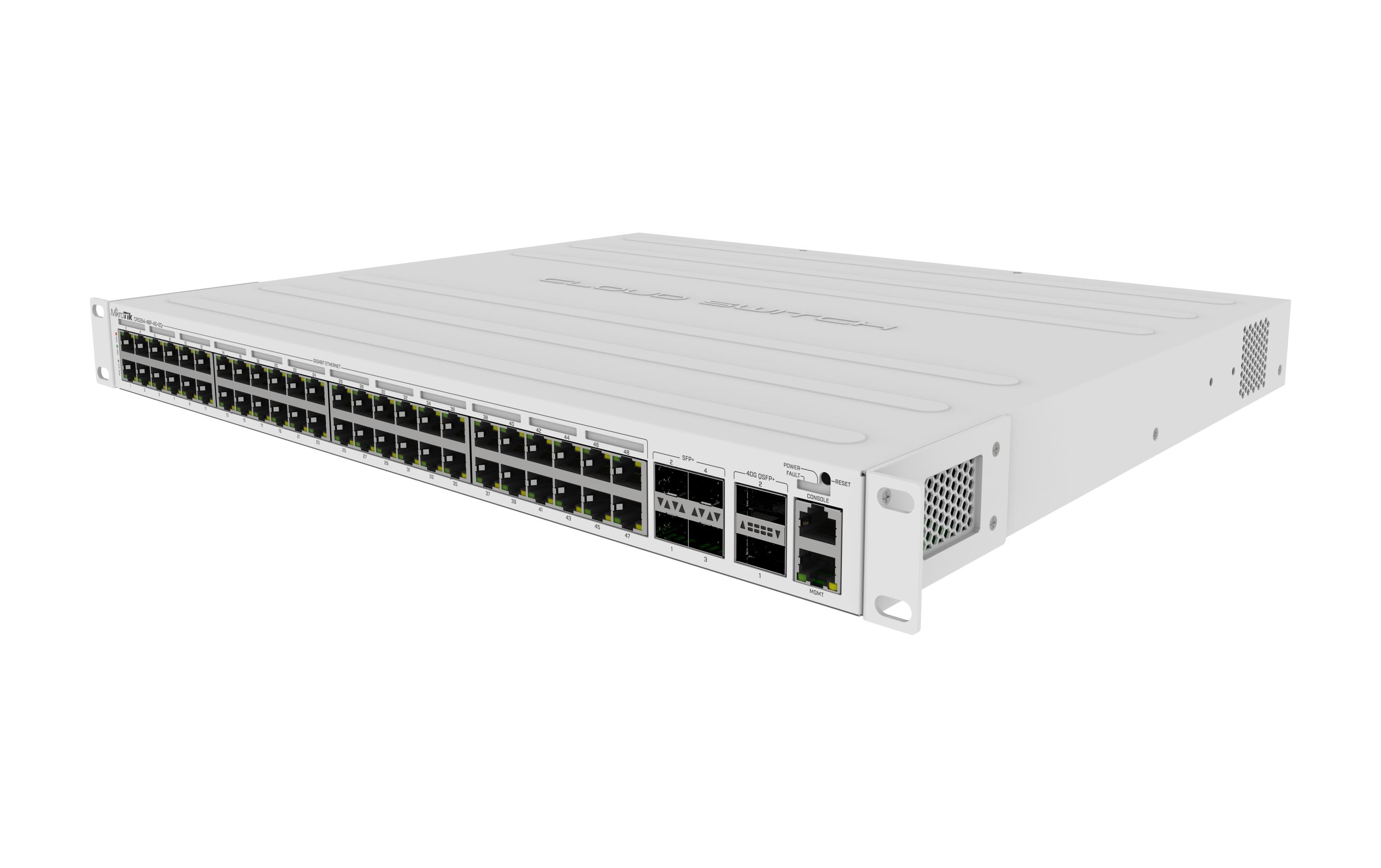 MikroTik CRS354-48P-4S+2Q+RM Smart Switch