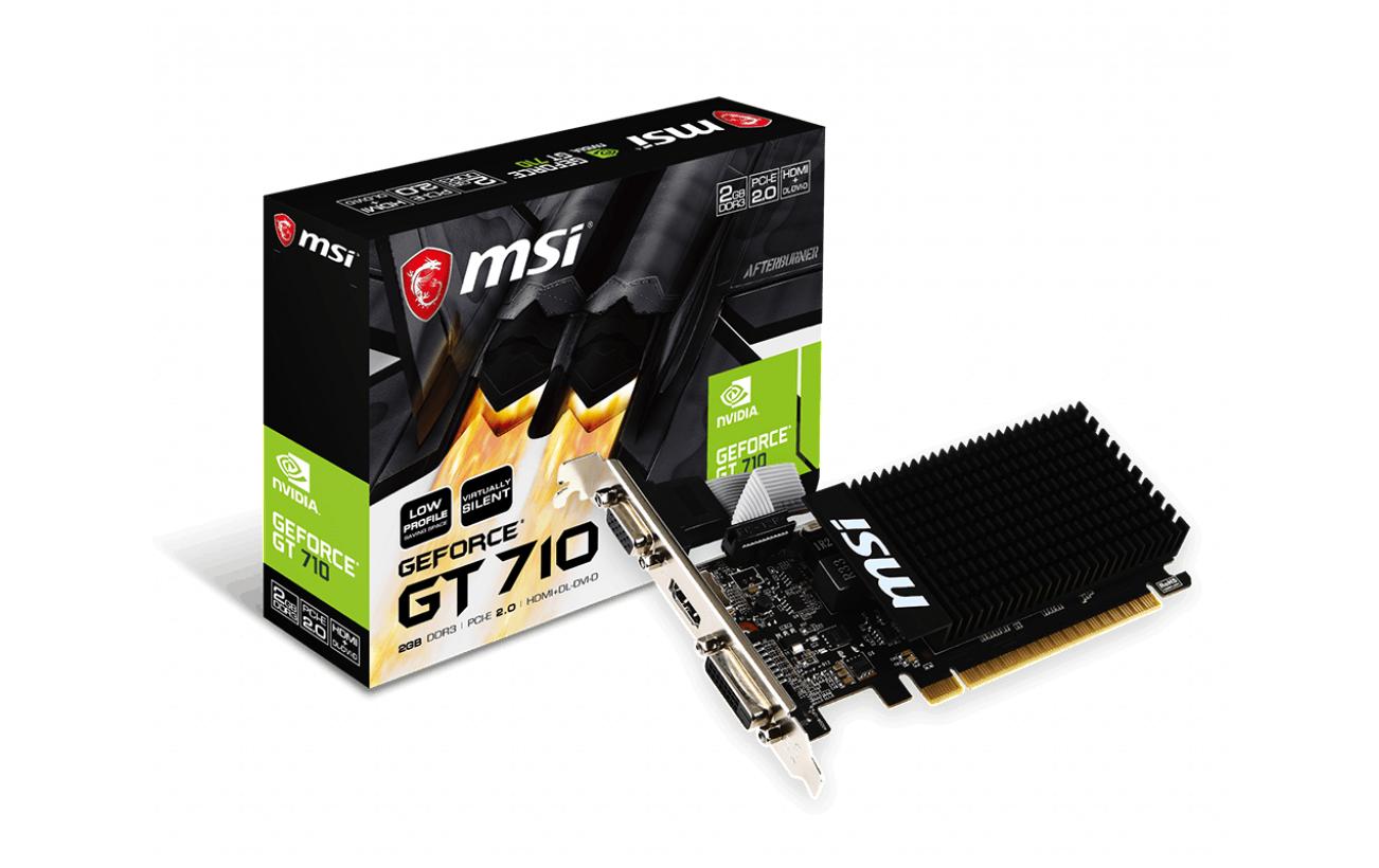 MSI GT710, 2GB DDR3, PCI-E 8x 2.0