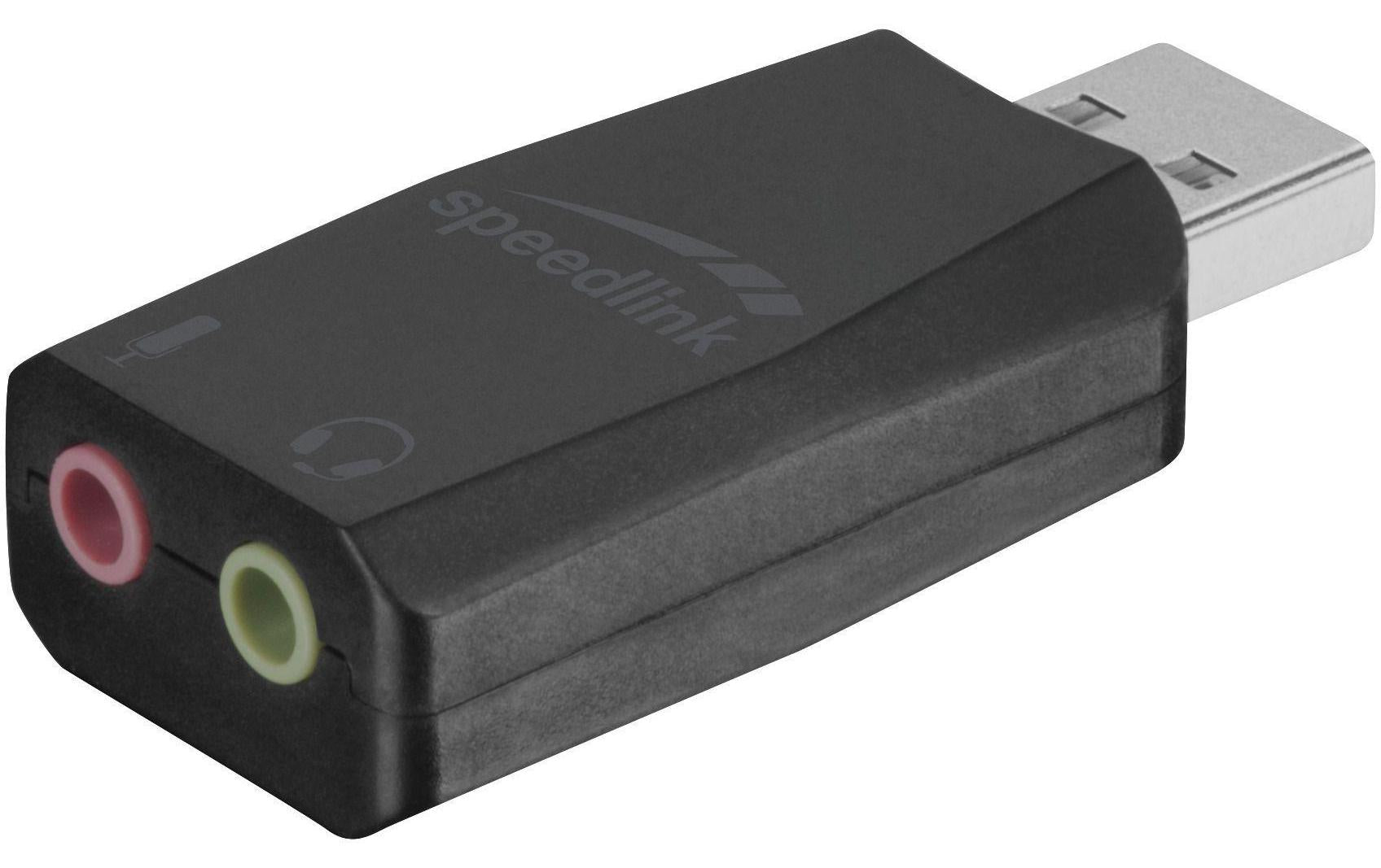 Adapter USB zu Mikrofon und Kopfhörer