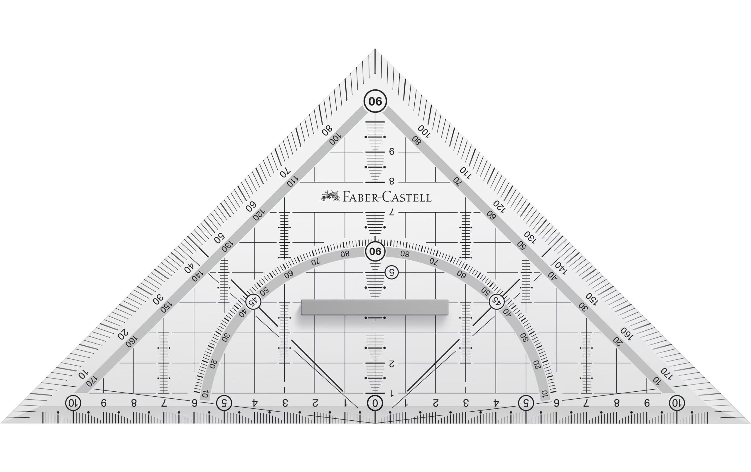 Faber-Castell Geodreieck 22 cm mit Griff