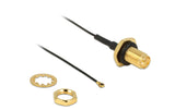 Delock RP-SMA-Bu - MHF-4 Kabel, 20cm