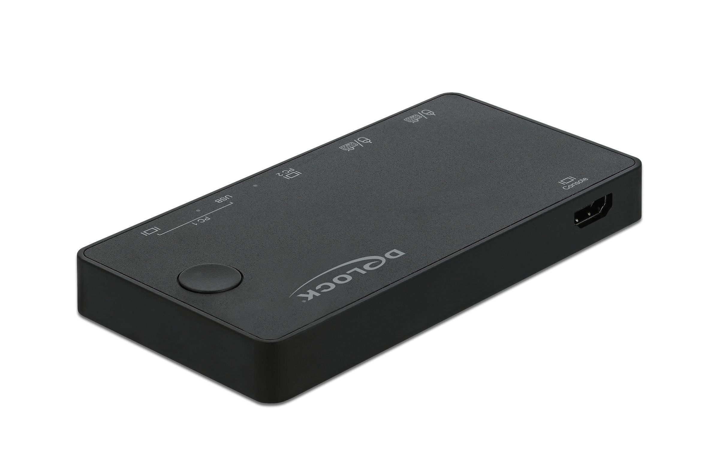 Delock 2in1KVM HDMI USB-C