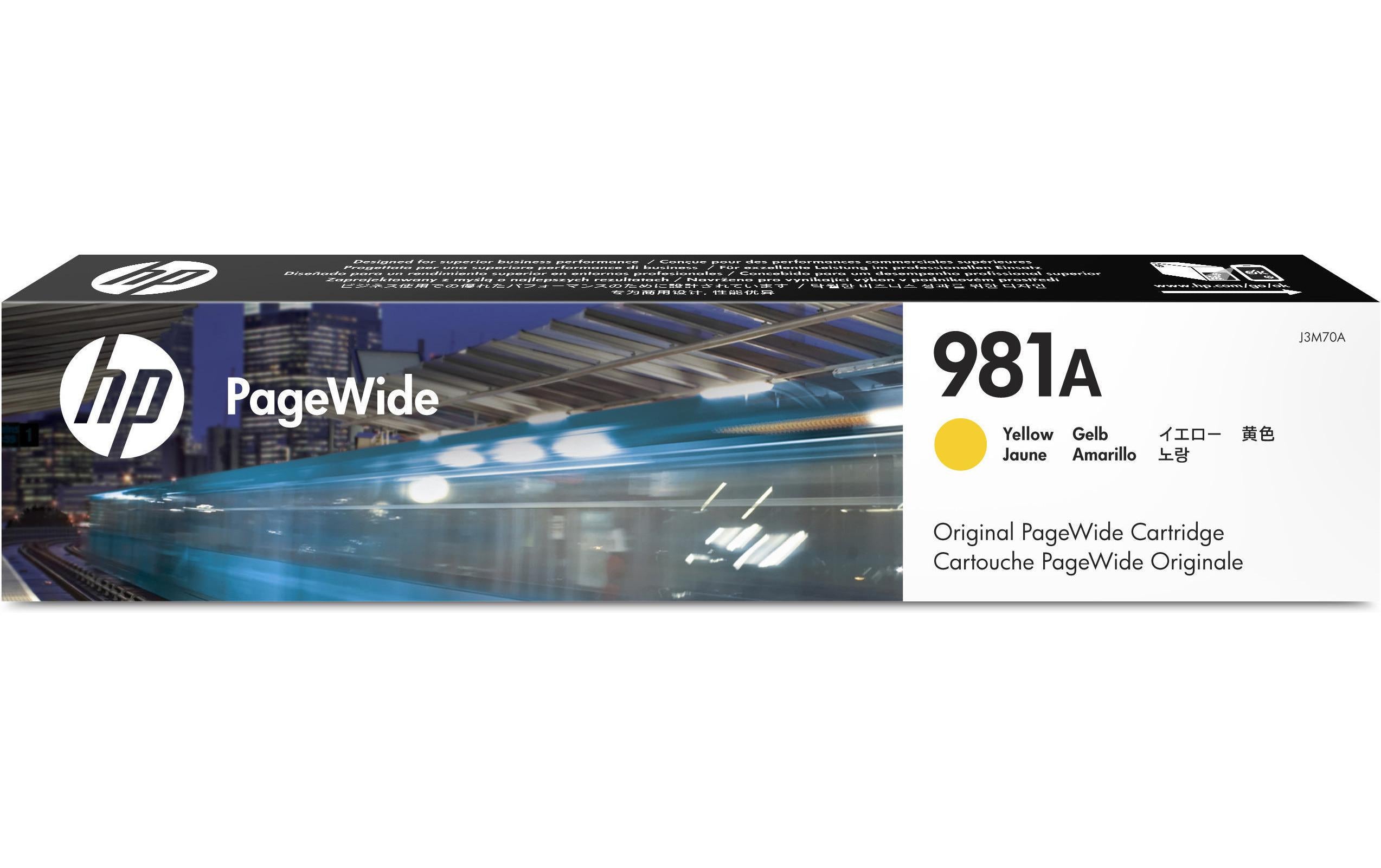HP, Tinte Nr. 981A (J3M70A) Yellow