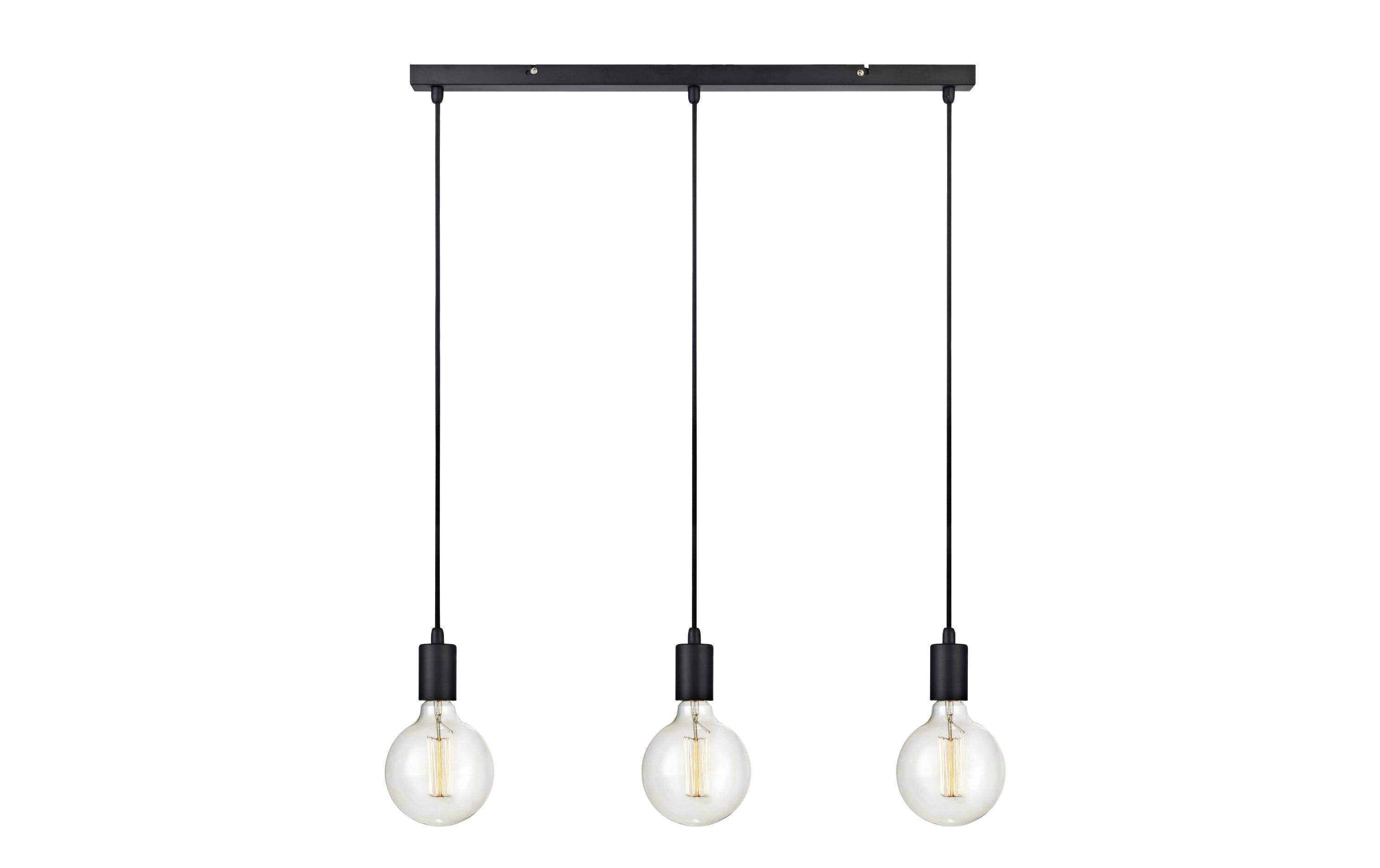 MARKSLOJD Sky 3L Pendelleuchte Schwarz