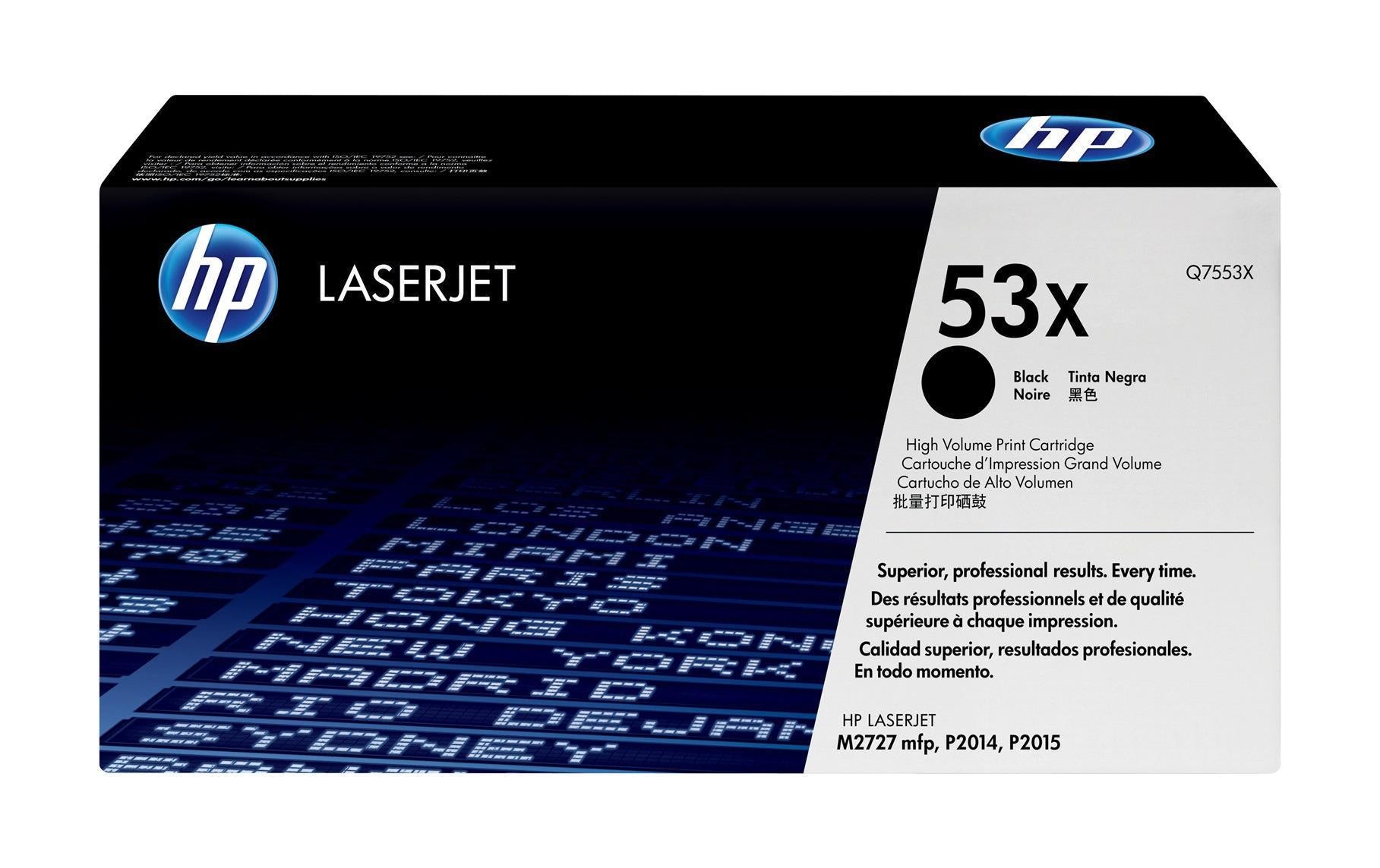 HP Toner 53X - Black (Q7553X)
